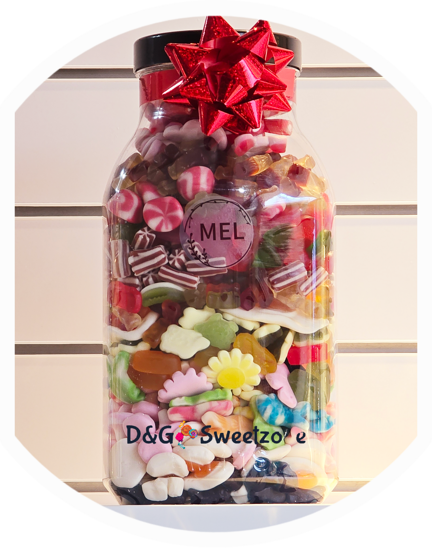 Custom Mixed Sweets Jar